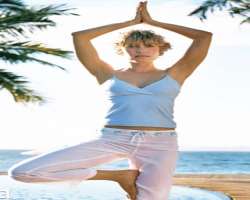 She is a yoga lover and regularly practices to stay fit.